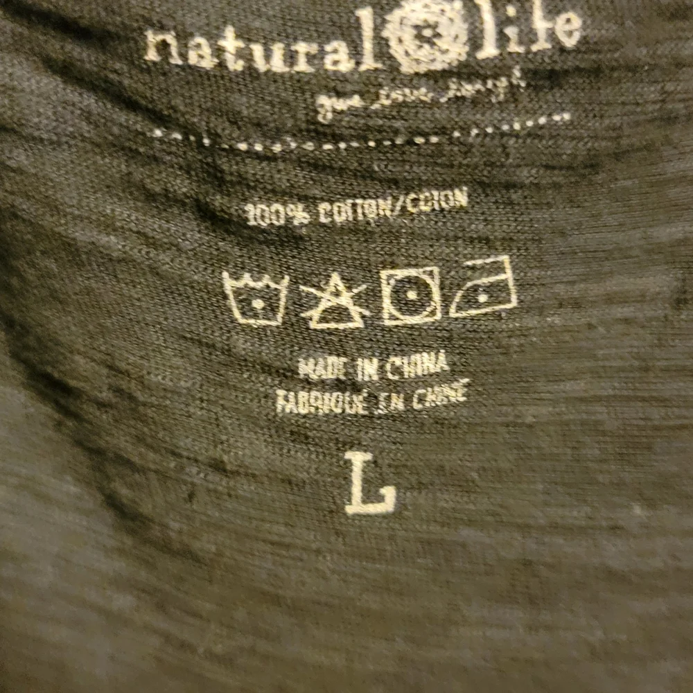 NATURAL LIFE Olive Green V‑Neck Relaxed Jumpsuit - Picture 6 of 10